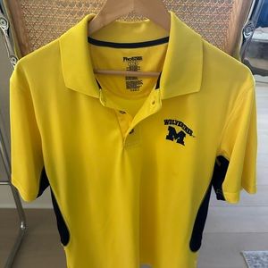 Men’s L Michigan Wolverines Polo